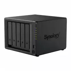 Мрежов сторидж Synology NAS DS1525+, за 5 диска, AMD Ryzen V1500B, 8GB DDR4 SODIMM
