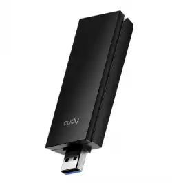 Мрежова карта Cudy WU5400, AX5400,Tri-band рутер WiFi6/6E,USB 3.0                          