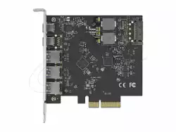 Мрежова карта Delock PCI Express x4 Card to 2 x USB Type-C™ + 3 x USB Type-A - SuperSpeed USB 10 Gbps