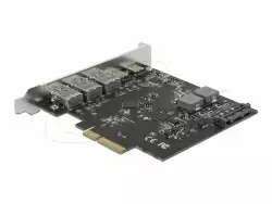 Мрежова карта Delock PCI Express x4 Card to 2 x USB Type-C™ + 3 x USB Type-A - SuperSpeed USB 10 Gbps