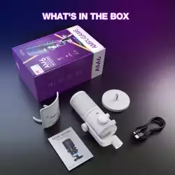 Настолен микрофон FIFINE AM6 RGB - White