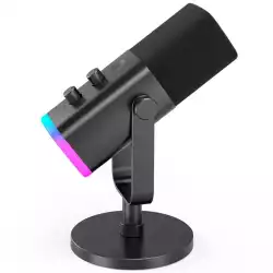 Настолен микрофон FIFINE AM8 Dynamic RGB XLR/USB- Black