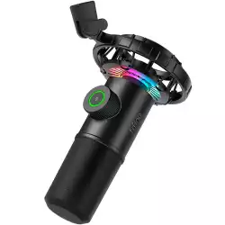 Настолен микрофон FIFINE K658 Dynamic RGB - Black