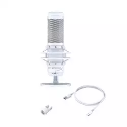 Настолен микрофон HyperX QuadCast S White