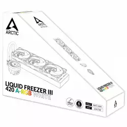 Охладител за процесор Arctic Liquid Freezer III 420 White A-RGB