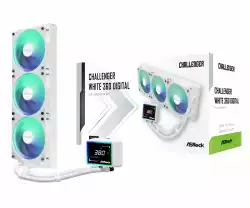 Охладител за процесор ASRock Challenger White 360 Digital                          