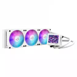 Охладител за процесор ASUS ROG RYUJIN III 360 ARGB EXTREME White Edition 3.5" LCD Display