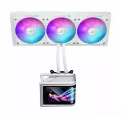 Охладител за процесор ASUS ROG Ryuo IV SLC 360 White Edition ARGB 6.67" Curved AMOLED Display