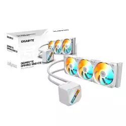Воден охладител за процесор Gigabyte GAMING 360 ICE, бяла