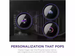 Охладител за процесор NZXT Kraken 360 Black, 1.54 "LCD Display