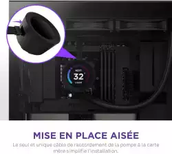 Охладител за процесор NZXT Kraken Elite 360 Black, 2.72" LCD Display