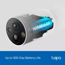 Охранителна WiFi камера TP-Link Tapo C425, Външен/вътрешен монтаж, WiFi