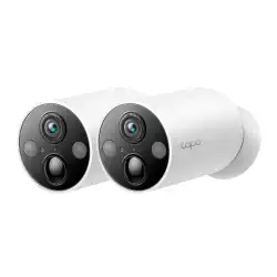Охранителна WiFi камера TP-Link Tapo C425, Външен/вътрешен монтаж, WiFi - 2 Броя                          