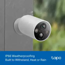 Охранителна WiFi камера TP-Link Tapo C425, Външен/вътрешен монтаж, WiFi