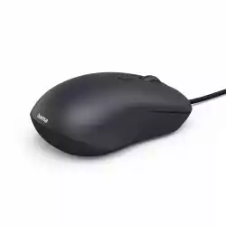 Оптична мишка HAMA CM-200, 4 бутонна, безшумна, с кабел, черна