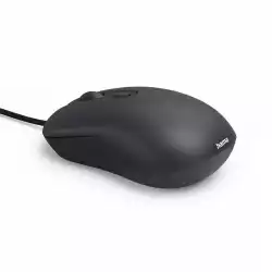 Оптична мишка HAMA CM-200, 4 бутонна, безшумна, с кабел, черна