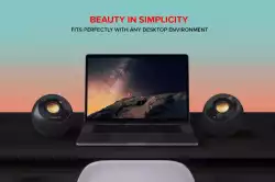 Озвучителна система Creative PEBBLE Plus 2.1, USB,8W