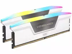 Памет Corsair Vengeance White RGB 32GB(2x16GB) DDR5 6400MHz CL36 XMP&AMD EXPO