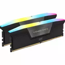 Памет Corsair Vengeance Black RGB 32GB(2x16GB) DDR5 PC5-41600 5200MHz CL40 CMH32GX5M2B5200C40