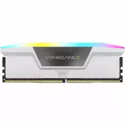 Памет Corsair Vengeance White RGB 32GB(2x16GB) DDR5 5200MHz CMH32GX5M2B5200C40W