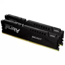 Памет Kingston FURY Beast Black 16GB(2x8GB) DDR5 6000MHz CL36, AMD EXPO - KF560C36BBEK2-16