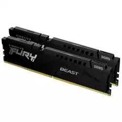 Памет Kingston FURY Beast Black 32GB(2x16GB) DDR5 5600MHz KF556C40BBK2-32