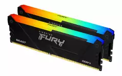 Памет Kingston FURY Beast Black RGB 16GB(2x8GB) DDR4 3200MHz CL16                          