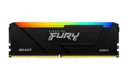 Памет Kingston FURY Beast Black RGB 32GB DDR4 3600MHz CL18                          
