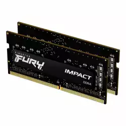 Памет Kingston Fury Impact 32GB(2x16GB) SODIMM DDR4 3200MHz CL20 16Gbit - KF432S20IBK2/32