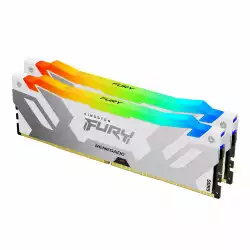 Памет Kingston Fury Renegade White RGB 32GB(2x16GB) DDR5 Памет Kingston Fury Renegade White RGB 32GB(2x16GB) DDR5