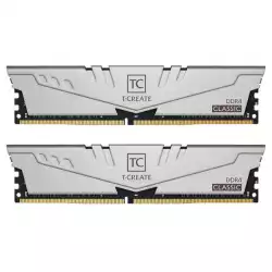 Памет Team Group T-Create Gray 16GB (2 x8GB) 3200MHz DDR4 CL22-22-22-52 1.2V                          