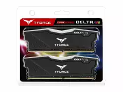 Памет Team Group T-Force Delta RGB Black DDR4 16GB (2x8GB) 3600MHz 1.35V                          
