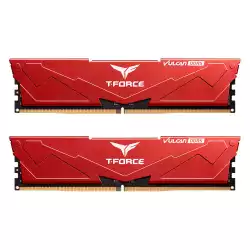 Памет Team Group T-Force Vulcan Red DDR5 32GB (2x16GB) 6000MHz CL30                          
