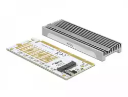 PCI Express x16 (x1 / x4 / x8) карта Delock, за M.2 NVMe M.2 Key M, RGB LED