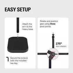 Поставка за микрофон Elgato Wave Desk Stand