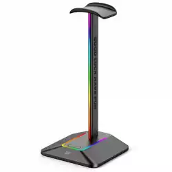 Поставка за слушалки FragON 2U RGB - Черна