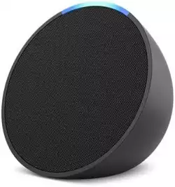 Преносима смарт тонколона Amazon Echo Pop, Bluetooth, Alexa, Черна