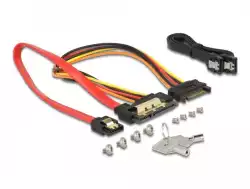 Преносимо чекмедже Delock 3.5″, За 1 x 2.5″ SATA / SAS HDD / SSD, Защита от вибрации