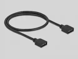 RGB хъб Delock, 10 портов ARGB LEDs, Черен