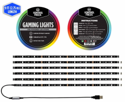 RGB лента KontrolFreek Gaming Lights Kit, USB (2.74m)                          