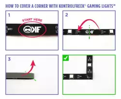 RGB лента KontrolFreek Gaming Lights Kit, USB (3.6m)