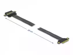 Riser карта DeLock, PCI Express x4 към x4, 30 см.                          