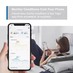 Сензор за температура и влажност TP-Link Tapo T310, WiFi