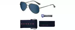 Компютърни очила GUNNAR Maverick Gunmetal Onyx, Sun, Черен