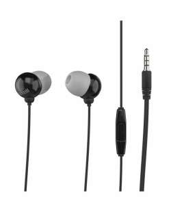 Слушалки  с микрофон MAXELL PLUGZ черна