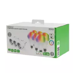 Смарт комплект DELTACO SH-KIT03, 3 x мини контакти, 6 x LED крушки