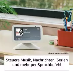 Смарт тонколона Amazon Echo Show 5, 3nd Gen., Сензорен екран, Гласов асистент, Бяла                          
