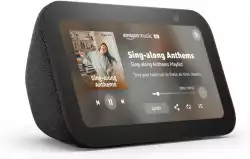 Смарт тонколона Amazon Echo Show 5, Gen 3, сензорен екран, гласов асистент, черен                          