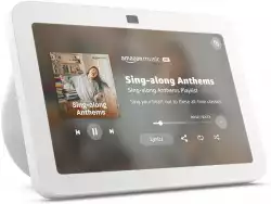 Смарт тонколона Amazon Echo Show 8 (Gen 3), Сензорен екран, Гласов асистент, Бял