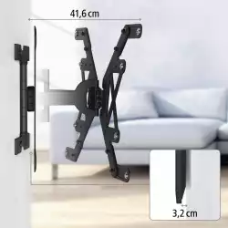 Стенна стойка за OLED TV, 229 см (90") до 40 кг, 220850